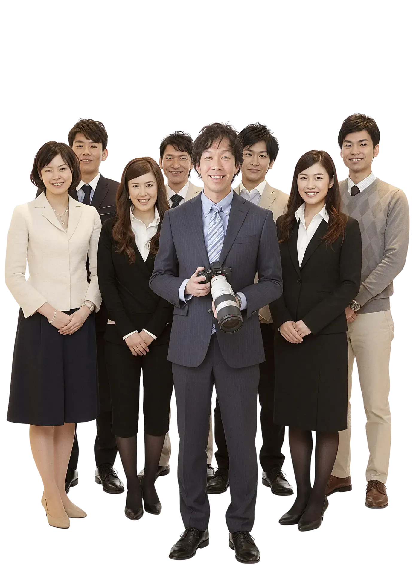 探偵社のスタッフ一同